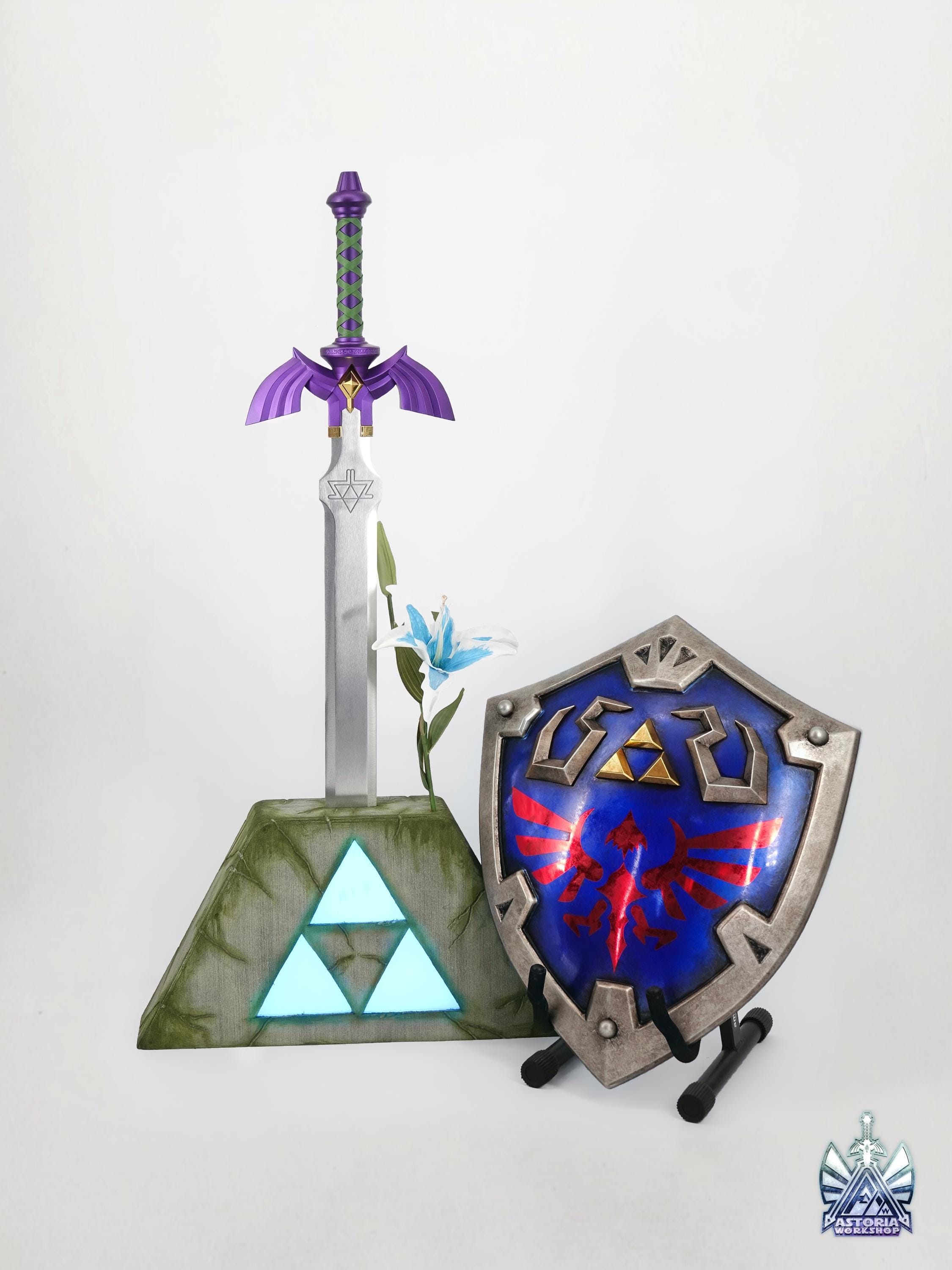 ぜるだ ゼルダの伝説 ライトアップトライフォースディスプレイ 時の台座