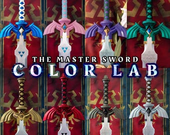 ¡Crea tu propia Espada Maestra de Zelda! Réplica metálica a tamaño real V3, accesorio para cosplay de BOTW TOTK, decoración para sala de juegos Color Lab.