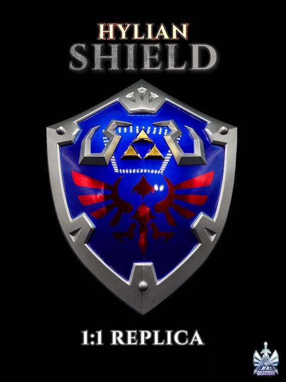 ハイリアの盾 実寸大 1/1 金属 ゼルダの伝説「ハイリアの盾」をモチーフ
