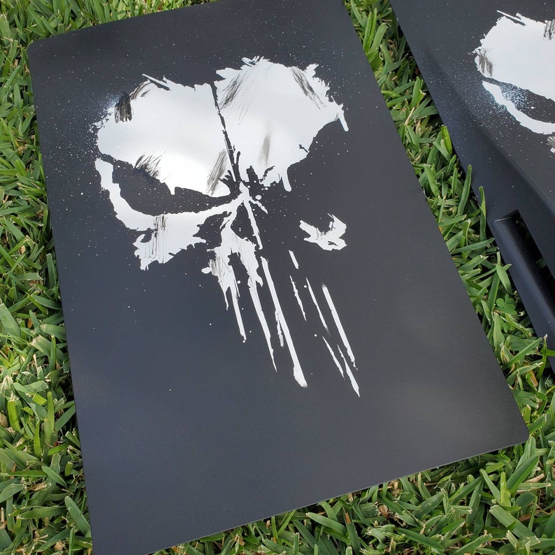 Custom Punisher Themed Playstation 5 PS5 Side Panels PS5 Etsy Hong Kong