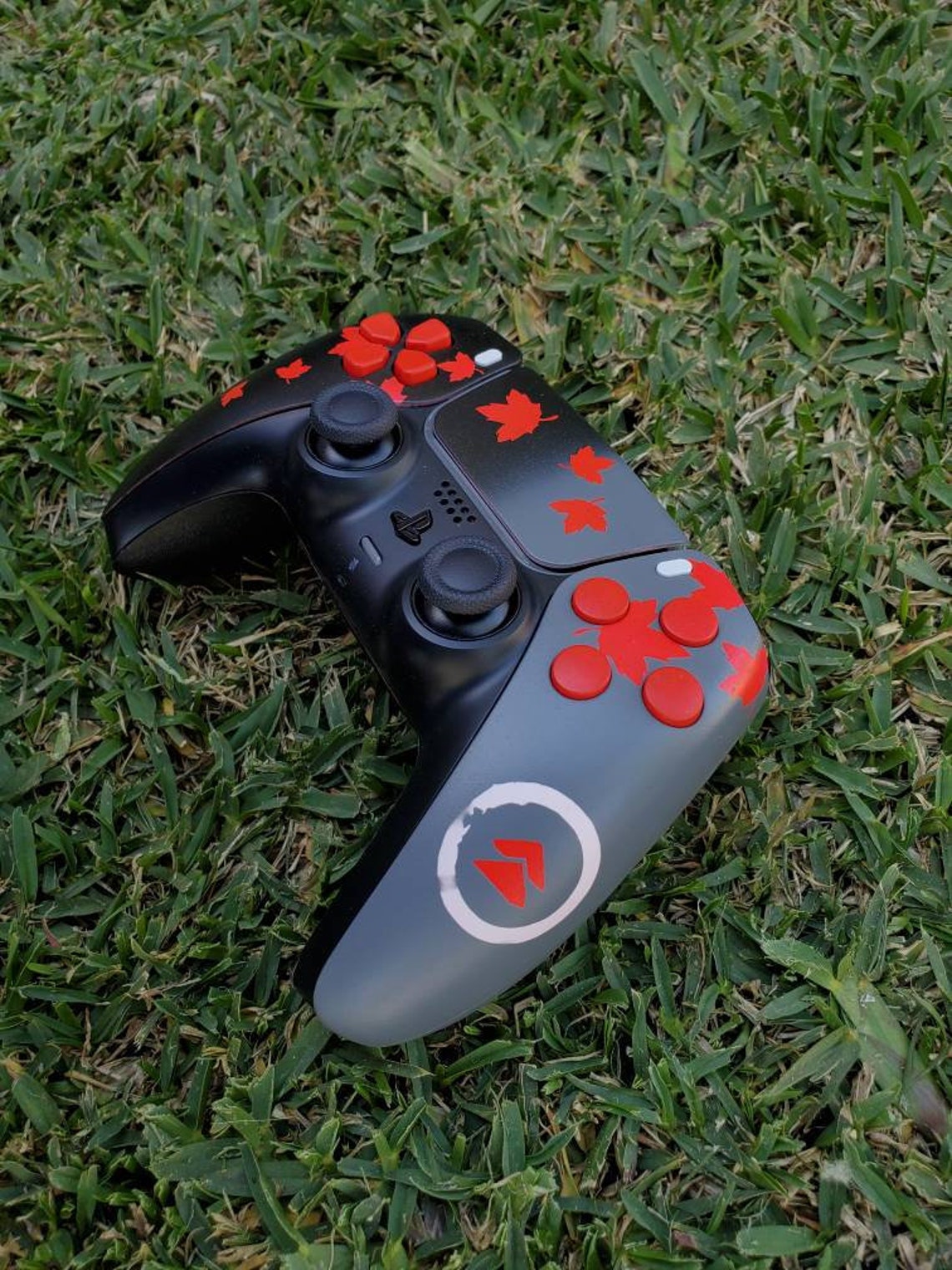 PS5 Controller Ghost of Tsushima inspired Custom Painted Etsy