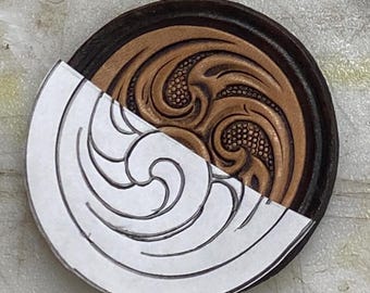 PDF druckbares Patch-Muster mit runden Schriftrollen