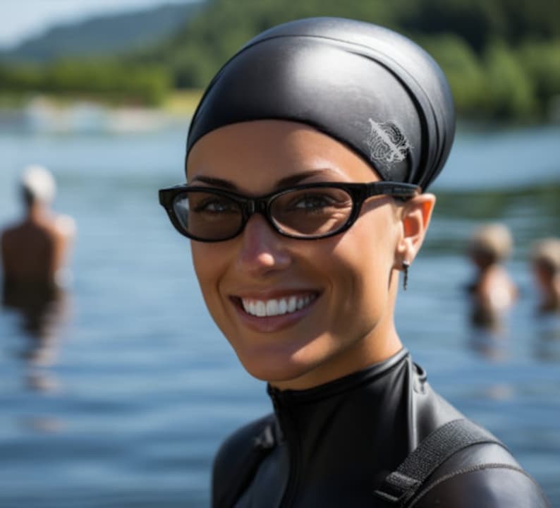 swim cap that keeps hair dry