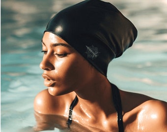 Large & Extra Large Swim Caps - Designed for Long Hair, Curly Hair, And Thick Hair - XL Swim Cap and Shower Cap For Men And Women