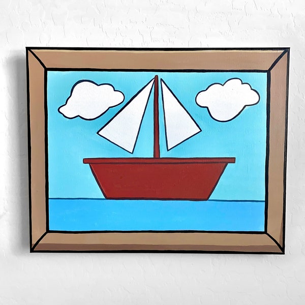 The Simpsons Painting Etsy