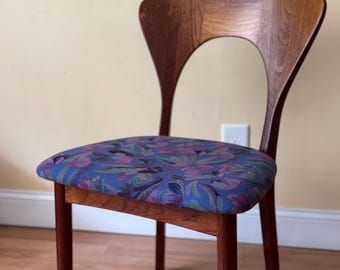 ONE Chair, Niels Koefoed Peter Chair for Koefoeds Hornslet, Danish dining side chair, side chair, desk chair, bedroom chair