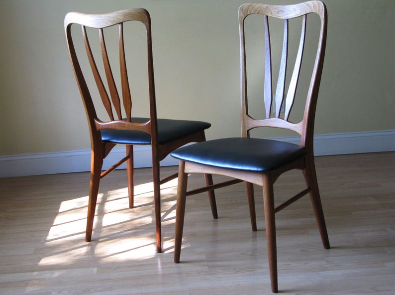 One Koefoeds Hornslet Danish High Back Dining Side Chair Side Chair Desk Chair Bedroom Chair Set Of Six Chairs Separately Available