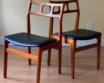 ONE Danish Teak Dining chair or Desk Chair, by D-Scan