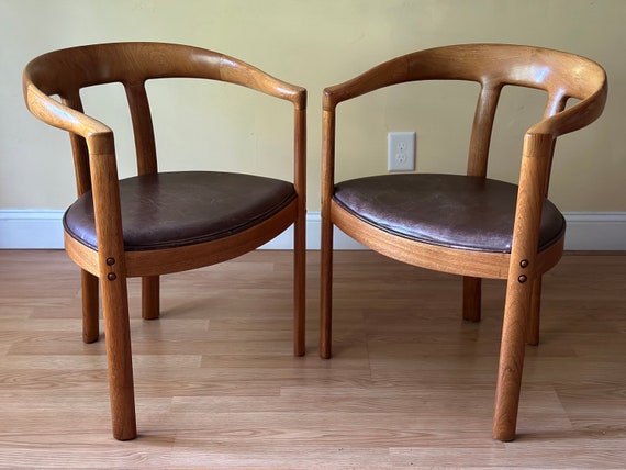 Teak barrel chair hot sale