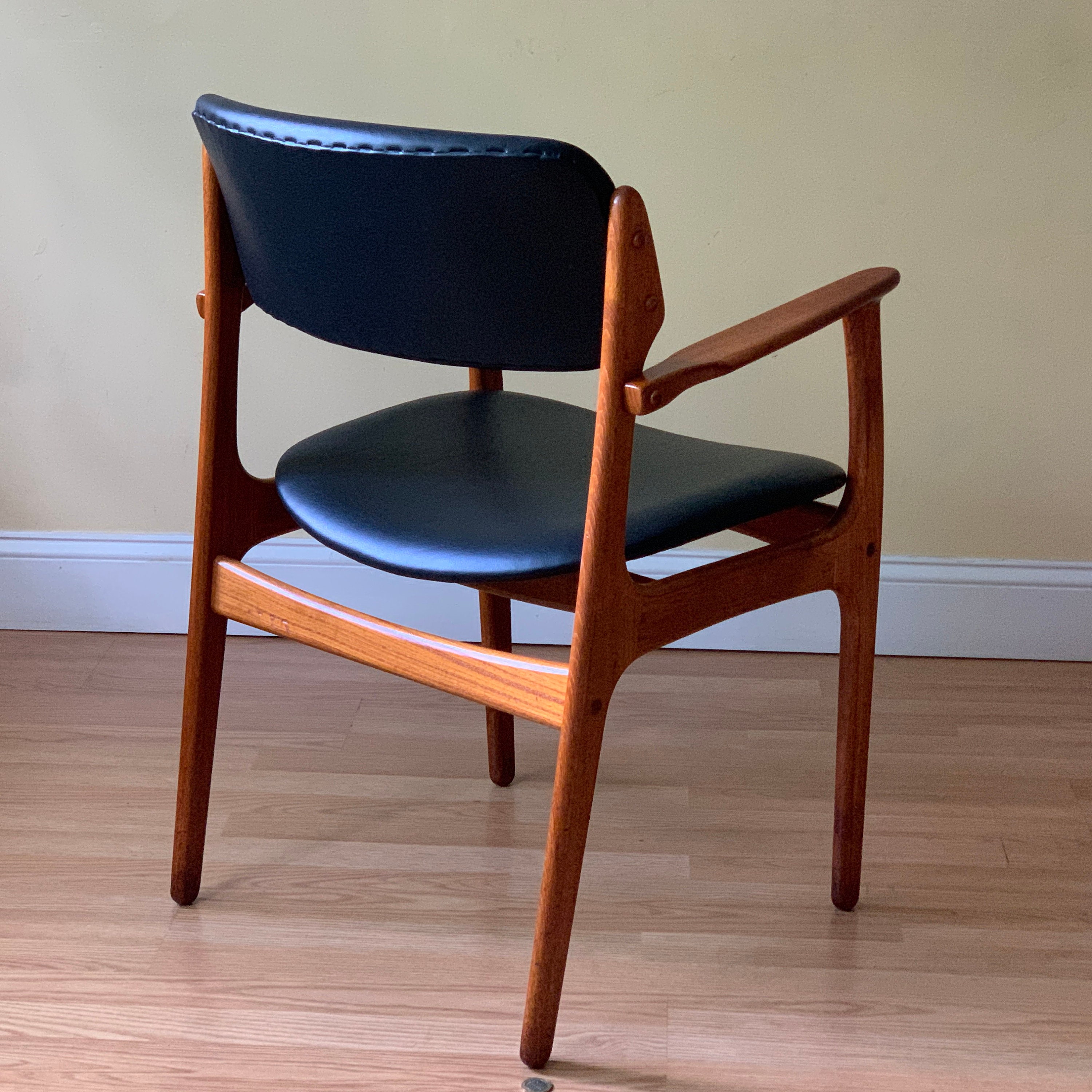 ONE Erik Buch Model #50 Dining Chair, Solid Teak (erik Buck
