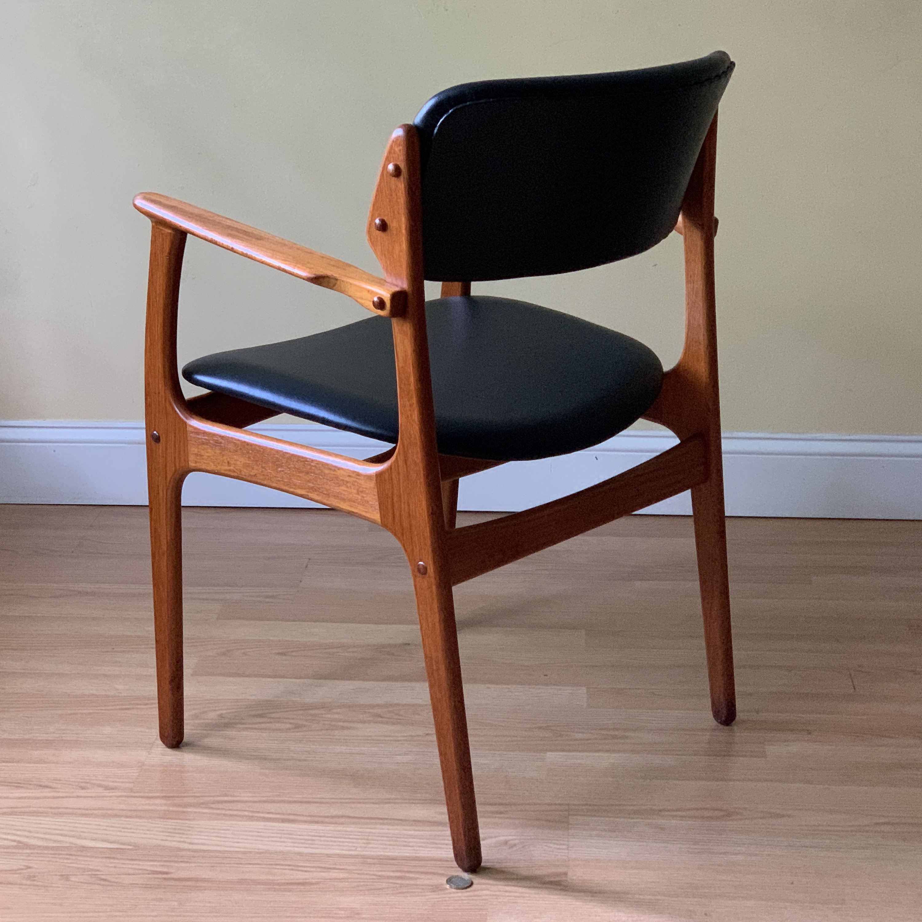 ONE Erik Buch Model #50 Dining Chair, Solid Teak (erik Buck