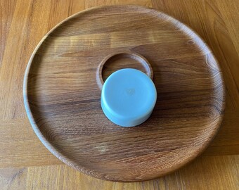 Dansk Teak Lazysuzan tray; Jens Quistgaard