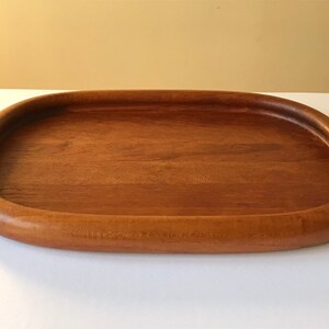 Set of Four Danish DANSK teak serving tray, serving bowls and peppermill & Salt shaker image 6