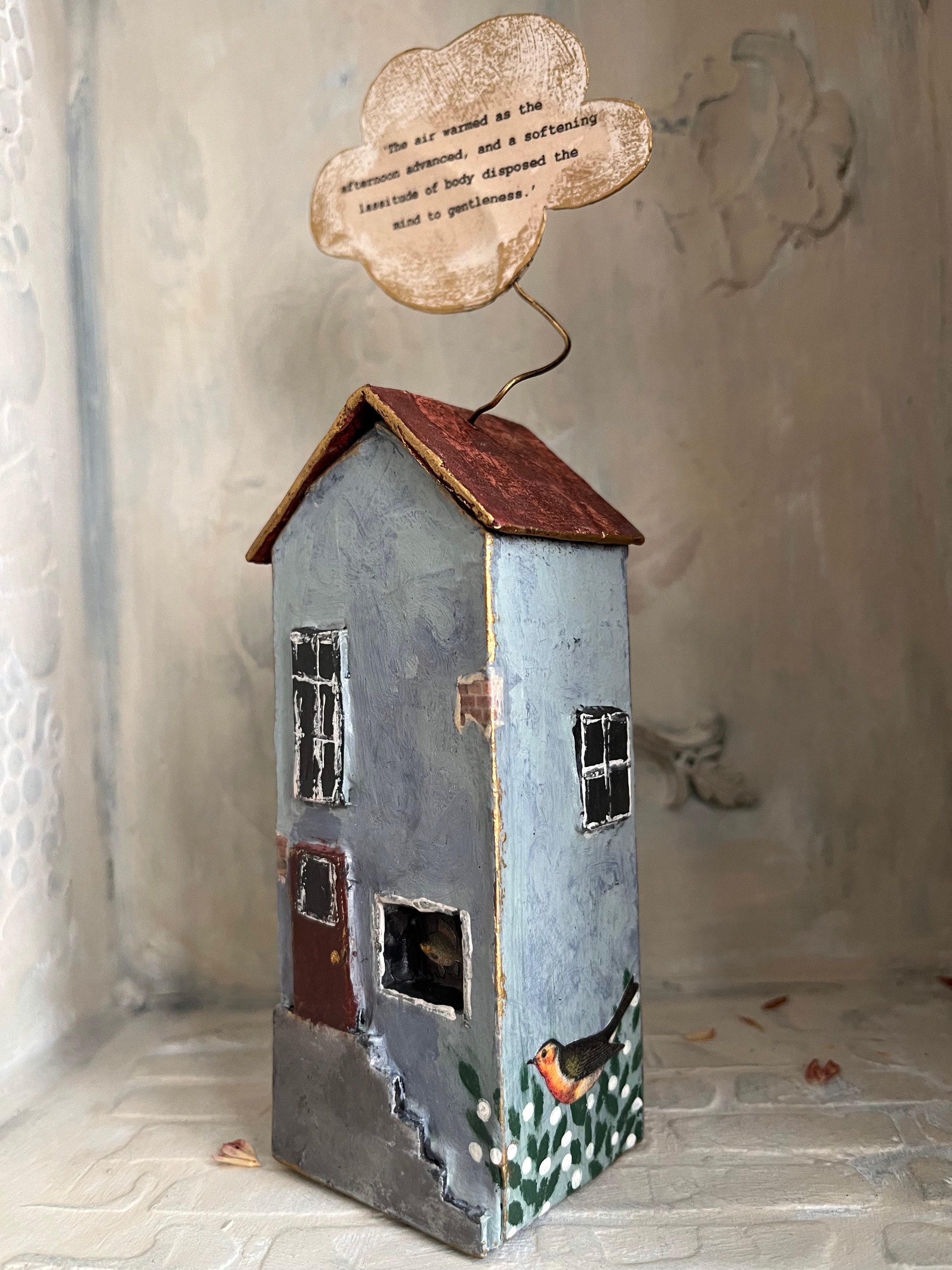 Paper cheap mache house
