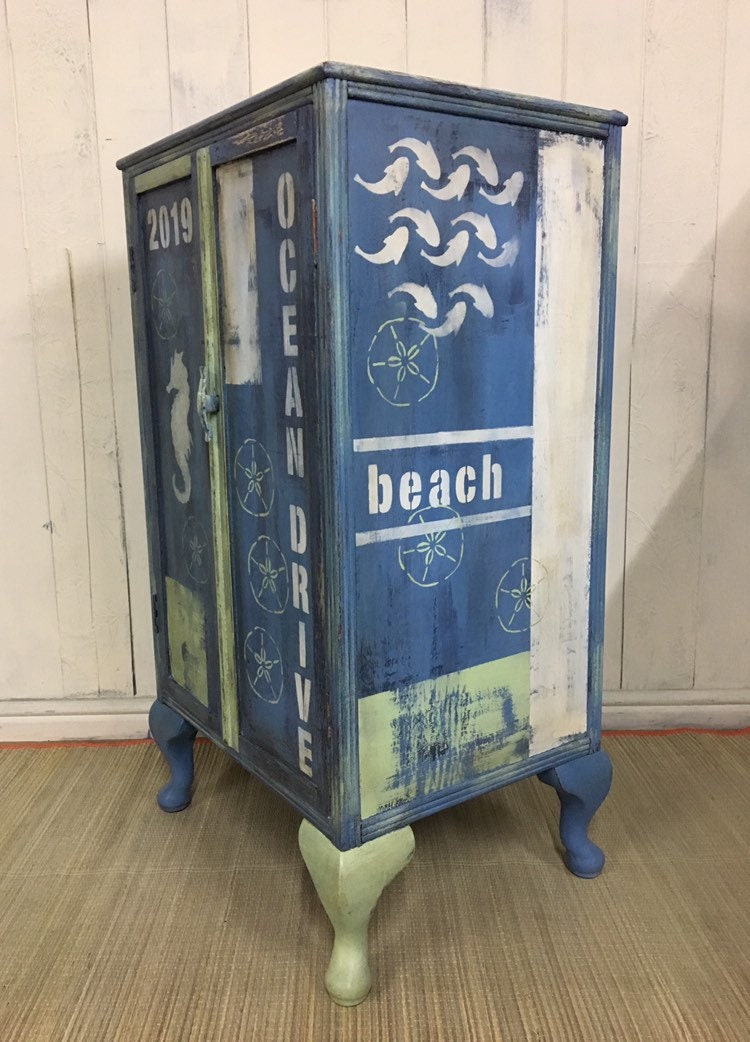 Hand painted coastal beach house furniture painted Etsy