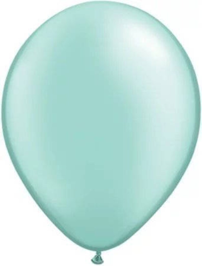 100PCS 10 Seafoam Aqua Latex Balloons Girl Baby Shower Birthday Hen Party Wedding Neutral Decoration