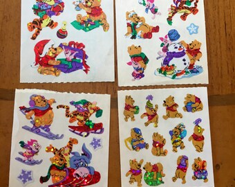 Sleepy-time Pooh Stickers Vintage Picnic-time Pooh Rainy Day Pooh YOUR CHIOCE Sandylion Winnie-the-Pooh Maxi Sticker Sheet
