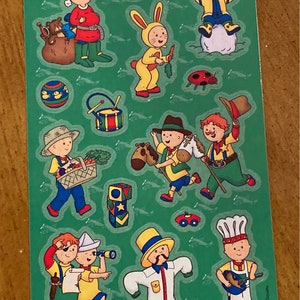 Vintage Caillou-stickers
