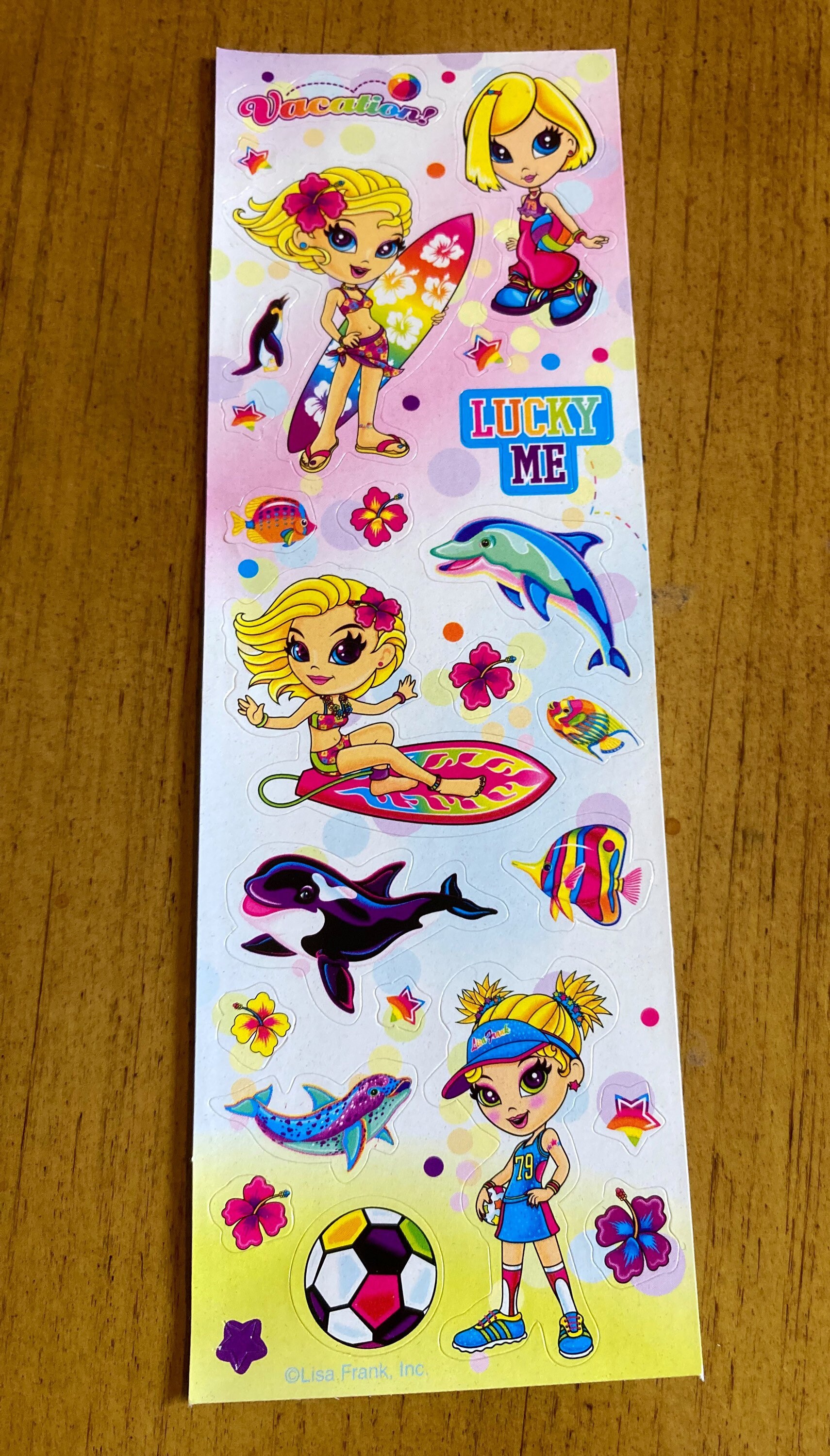 リサフランク サーファーガール ステッカー メモ 色々セット Lisafrank リサフランク サーファーガール ステッカー メモ 色々セット