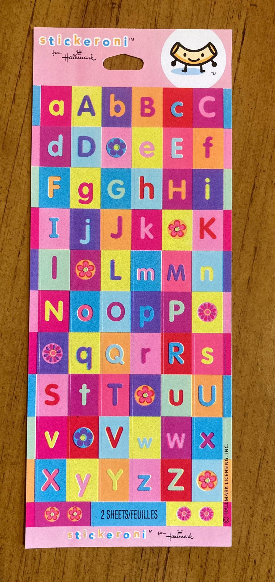 Vintage Letter Sticker Sheet Etsy