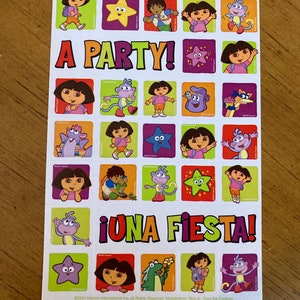 Vintage Dora the Explorer sticker sheet