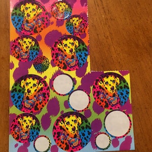 Vintage Lisa Frank Dalmatian Sticker Sheets