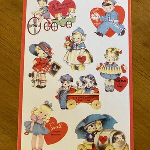 Adesivi per bambole di San Valentino