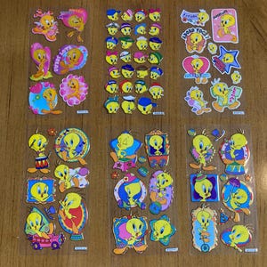 Tweety Bird MINI Hojas de pegatinas