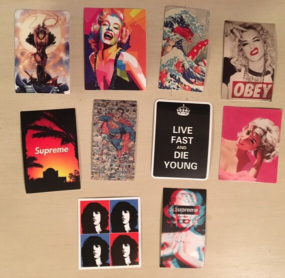 mini supreme stickers