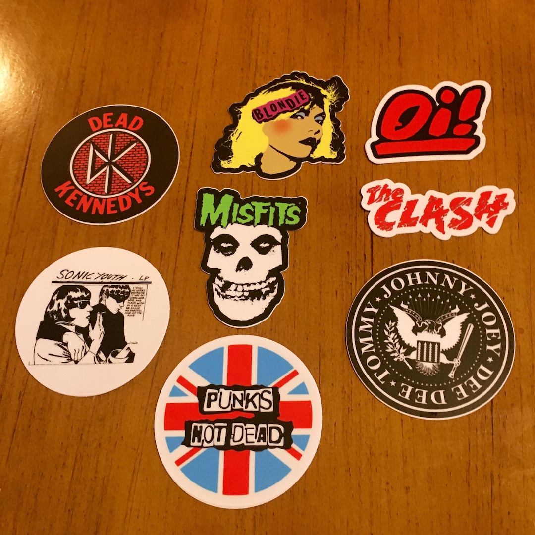 Punk Rock Band Stickers