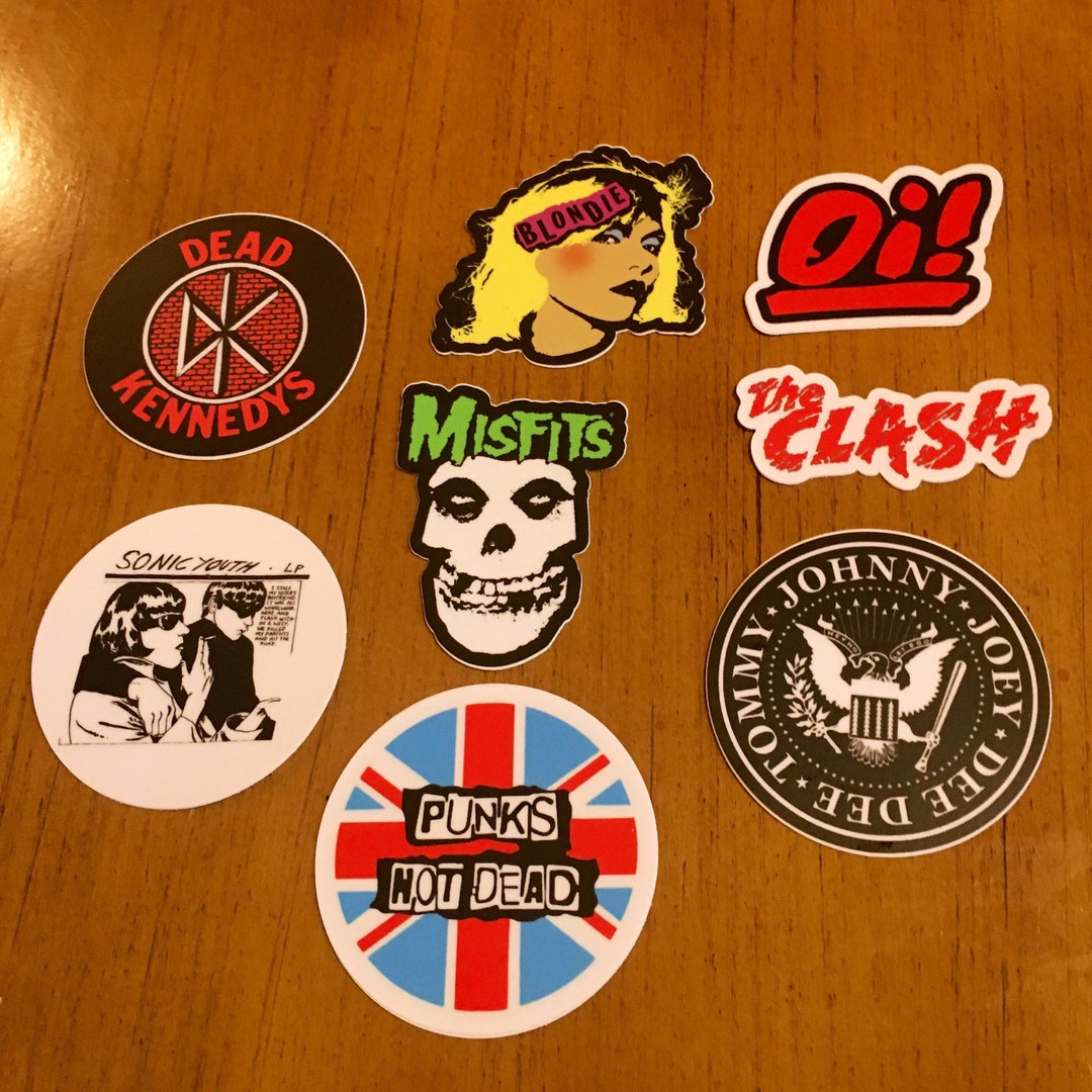 Cute Patches Stickers Collection Punk Dead Hand Drawn Sketches