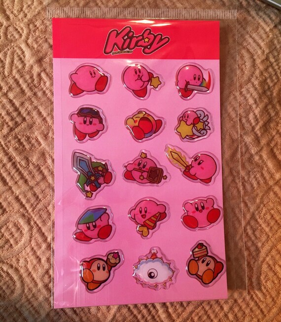 Vintage Kirby Stickers Etsy