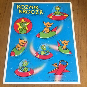 1983 Kozmik Kroozr Pegatinas