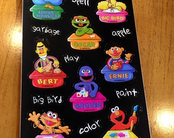 Vintage Sesame Street Stickers