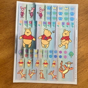Arkusz naklejek Vintage WINNIE THE POOH