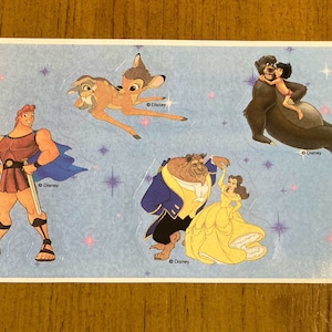 Vintage Character Sticker Sheet
