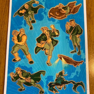 Atlantis The Lost Empire Sticker Sheet