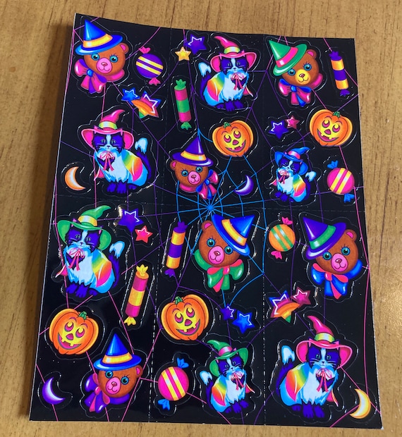 DISCOUNTED Vintage Lisa Frank Halloween Stickers