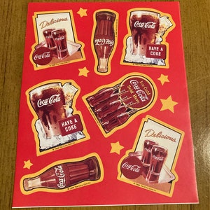 80s Coca-Cola Stickers
