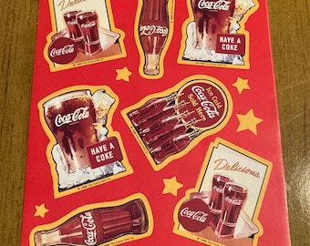 Pegatinas de Coca-Cola de los años 80