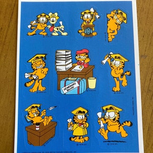 Vintage Garfield Stickers
