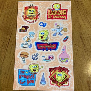 Vintage Spongebob Stickers