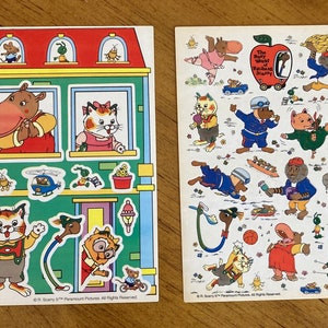 Busy World Vintage Stickers