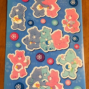 Vintage Care Bear Stickers