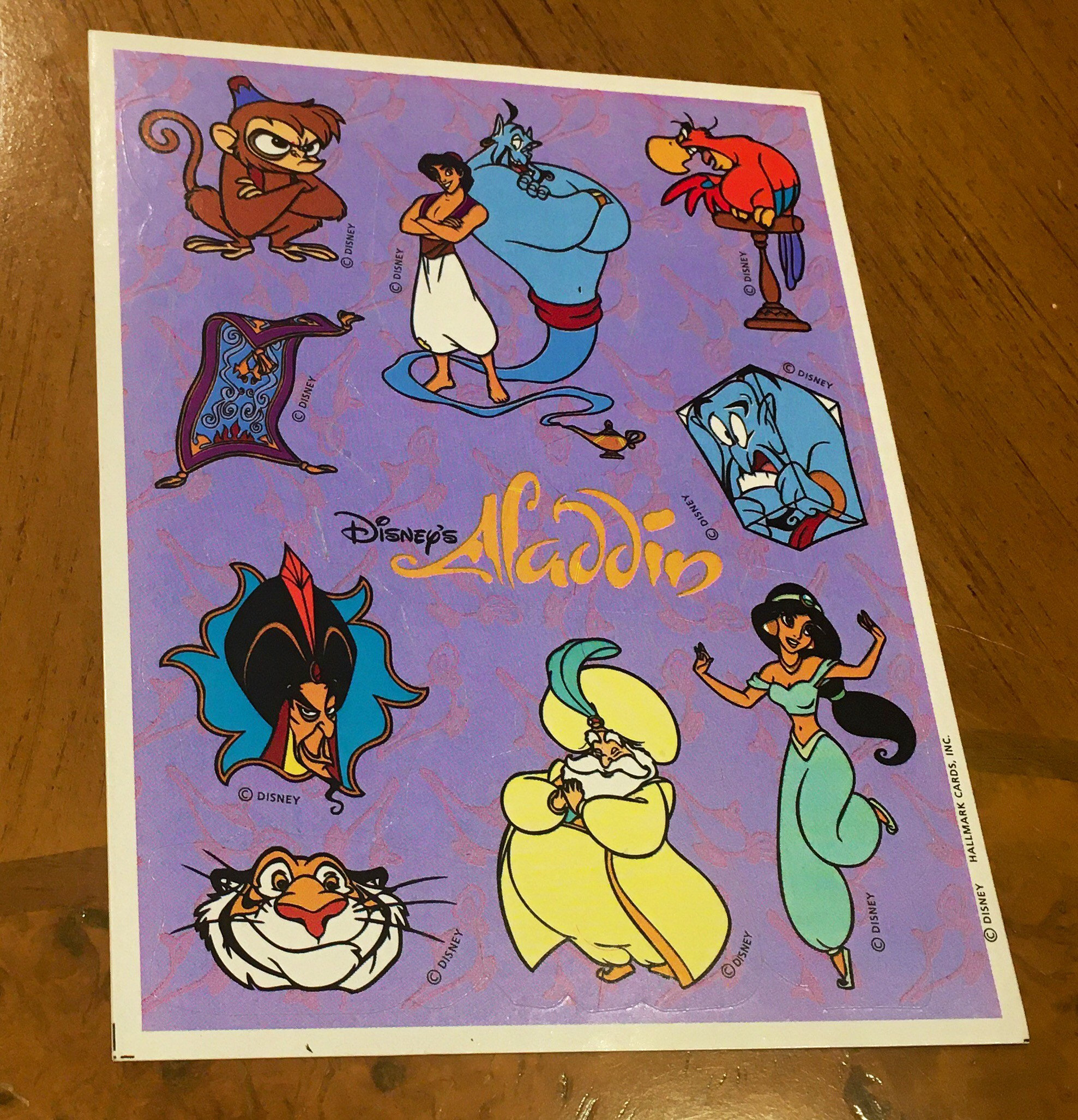 Aladdin Vintage Stickers - Etsy