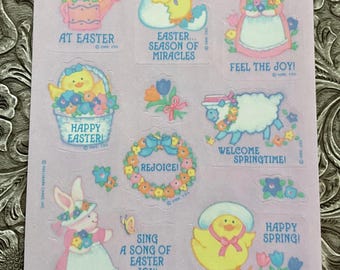 Vintage Easter Stickers