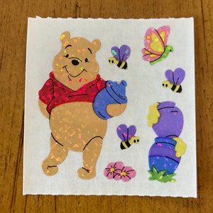 Winnie the Pooh Bear Holo Stickers