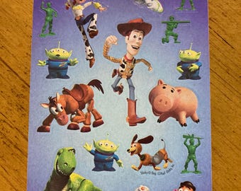 Vintage Toy Story Sticker Sheet