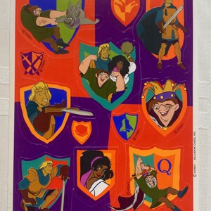 Jorobado de Notre Dame Esmeralda Quasimodo Pegatinas