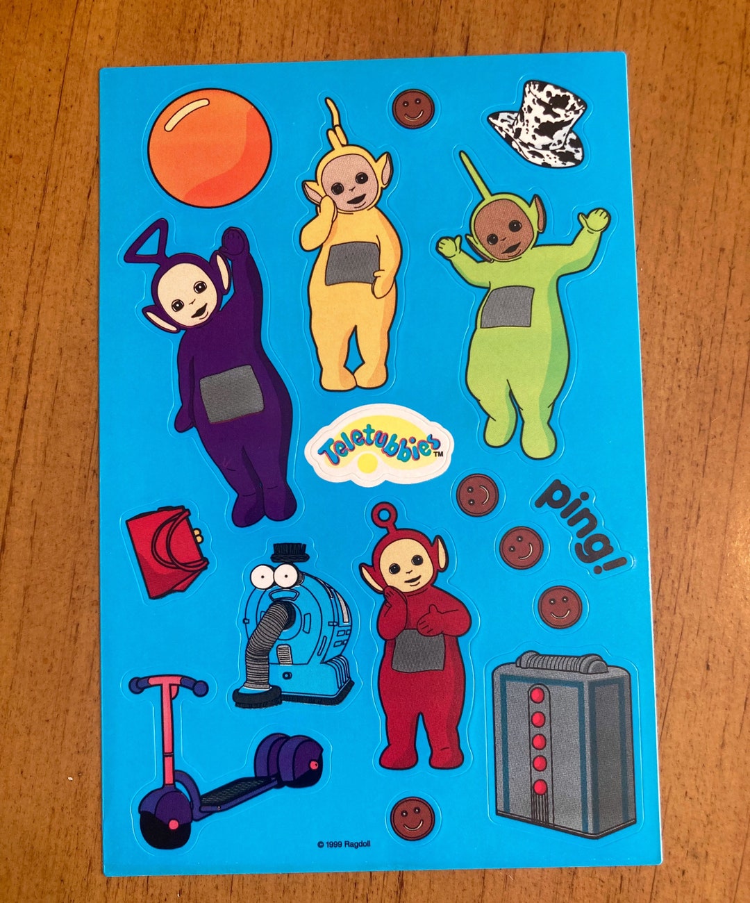 Vintage Teletubbies Stickers Etsy